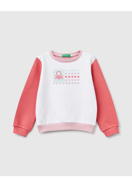 Uniıted Colors Of Benetton Kız Çocuk Sweatshirt 1/6 Yaş 10HX