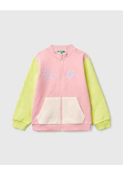 Kız Çocuk Fermuarlı Sweatshirt 1/6yaş 503N