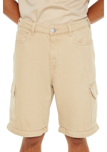 F21 Mid-Rise Kargo Jean Pantolon