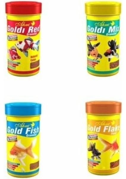 Japon Balığı Yem Seti 100 ml x 4 Adet