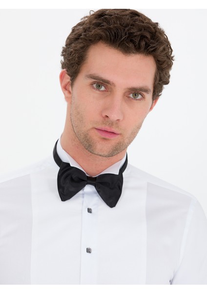 Erkek Beyaz Slim Fit Smokin Gömlek 50265358-VR013 indirimleri