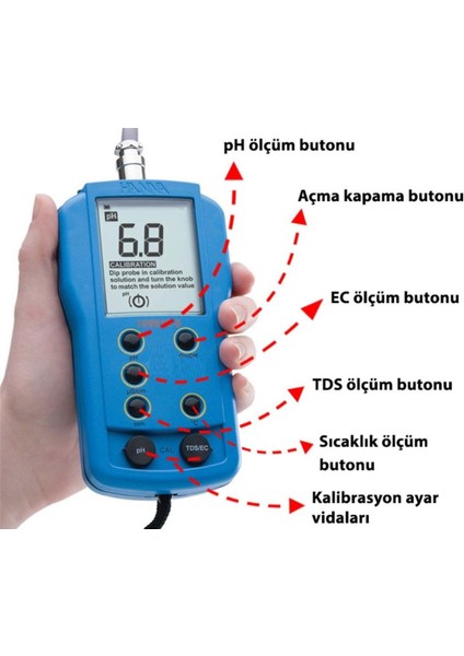 Hanna Hı 9812-51 Harici Problu Ph / Ec / Tds / Sıcaklık Ölçer modelleri