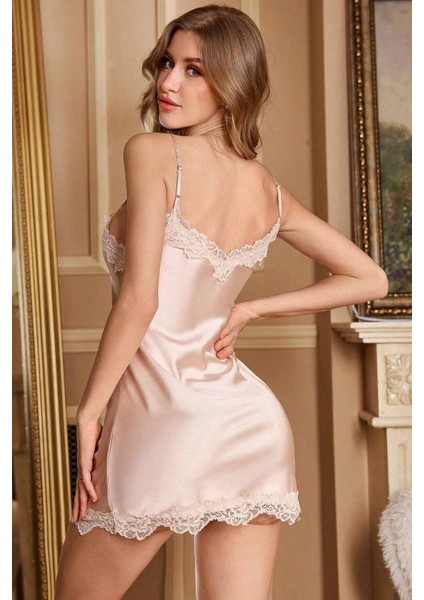 Dantelli Şık Saten Gecelik fiyatları