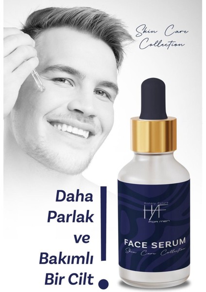 Erkeklere Özel Nemlendirici Yağ Dengesi Sağlayan Etkili Yüz Serumu 20 ml fırsatları