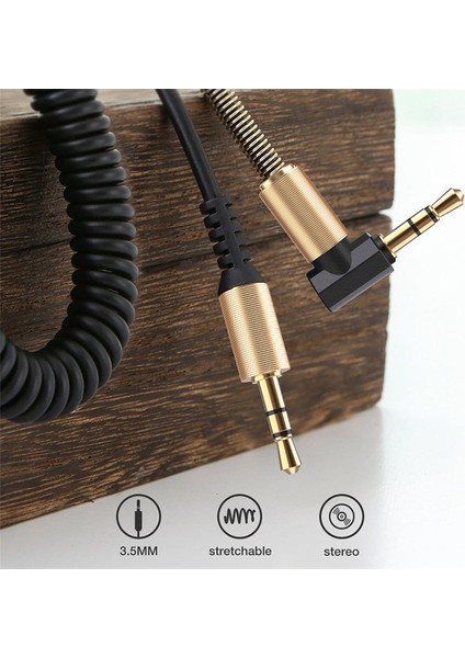 3.5mm Erkek Aux Kablo Kablosu L Şekilli Sağ Açı Araç Ses Kulaklık Jakı (Yurt Dışından) fırsatları