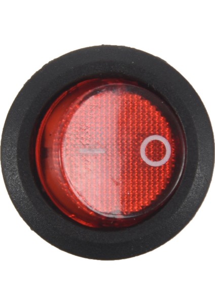 Geçiş Anahtarı Bipolar Açık Kapalı Kırmızı 3 Pin 20MM (Yurt Dışından)
