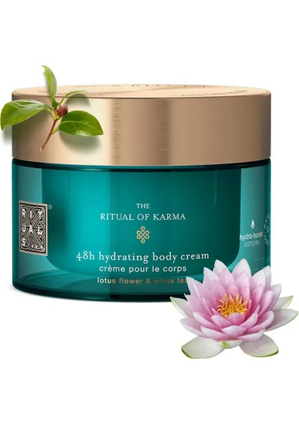 Lotus Çiçeği ve Beyaz Çay 48 Saat Nemlendirici Vücut Kremi 220 ml
