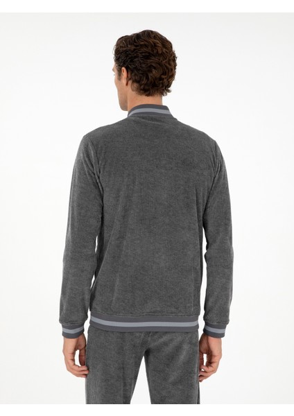 Erkek Antrasit Regular Fit Sweatshirt 50292493-VR006