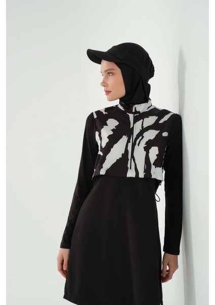 25348 Crop Görünümlü Tesettür Mayo fiyatları