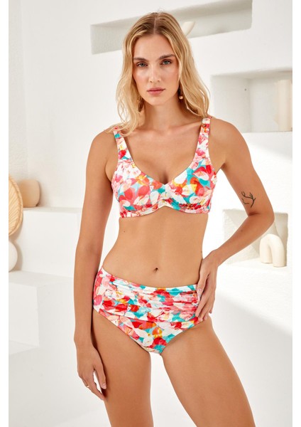 Lapieno 4220-P Balenli Toparlayıcı Bikini