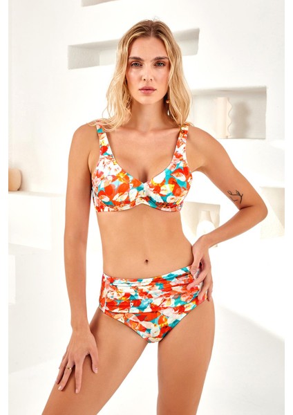 Lapieno 4220-P Balenli Toparlayıcı Bikini