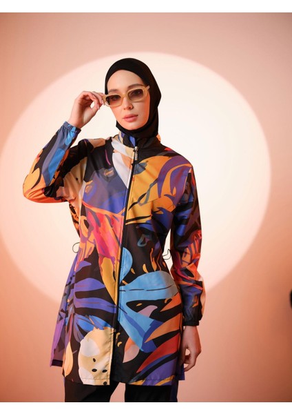 25279 Sienna Desenli Tesettür Mayo