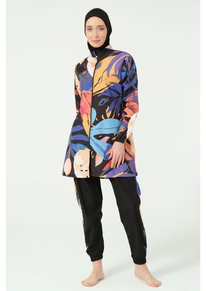 25279 Sienna Desenli Tesettür Mayo indirimleri