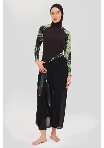 24624 Reglan Kol Dik Yaka Tesettür Mayo fiyatları