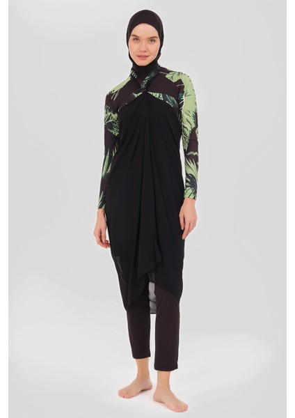 24624 Reglan Kol Dik Yaka Tesettür Mayo fırsatları