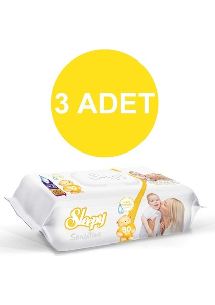 Sensitive Islak Havlu 3 x 90'lı