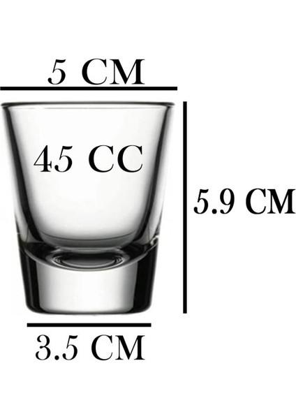 12 Adet 52144 Boston 45CC Cam Shot Zemzem Likör Bardağı Takımı indirimleri