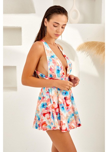 Lapieno 4103 Boyundan Bağlı Dekolteli Elbise Mayo fiyatları