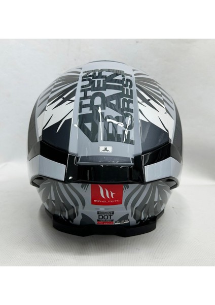 Thunder 4sv Rainforest C2 Şefaf Vizörlü Kask Parlak Renk modelleri