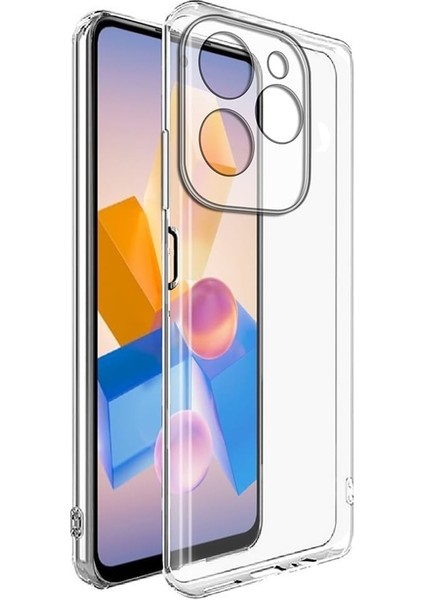 Infinix Hot 40I Uyumlu Kılıf Şeffaf Silikon