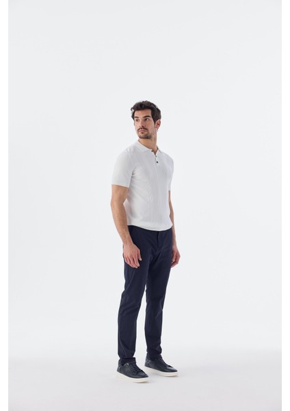 Lacivert Comfort Fit Lastikli Spor Jogger Pantolon modelleri