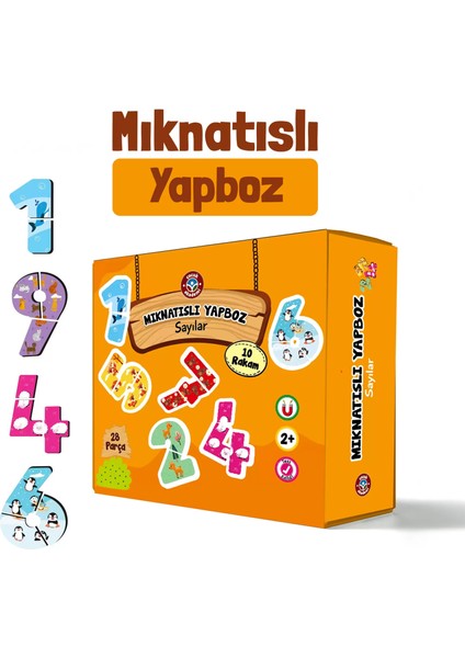 Mıknatıslı Yapboz Sayılar