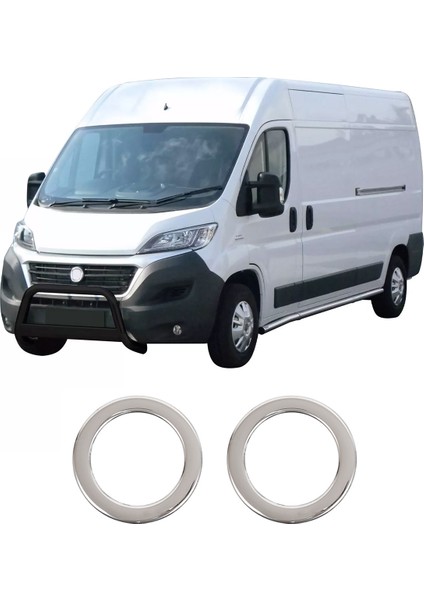 Fiat Ducato Uyumlu 2014 ve Üzeri Krom Sis Farı Çerçevesi 2 Parça Paslanmaz Çelik fiyatları