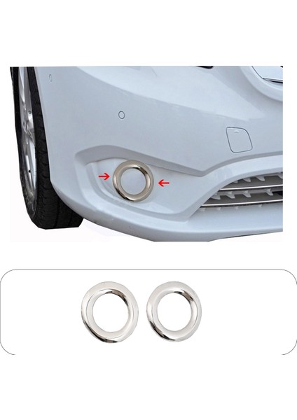 Mercedes Vito W447 Uyumlu Krom Sis Farı Çerçevesi 2 Parça Paslanmaz Çelik fiyatları