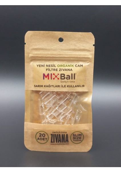 20 Adet Kilitli Ambalaj 7 mm x 20 mm Yeni Nesil Cam Filtre
