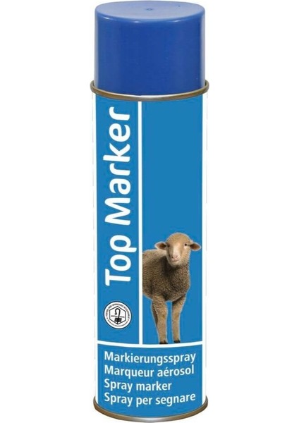 Top Marker Koyun Işaretleme Spreyi Üst Işaretleyici Mavi