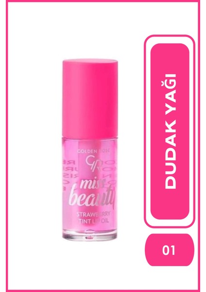 Miss Beauty Tint Lip Oil No: 01 Strawberry - Dudak Yağı - 8691190441807