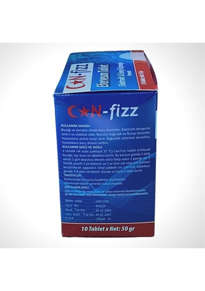 Canfizz Tablet Kapsül 10 Adet