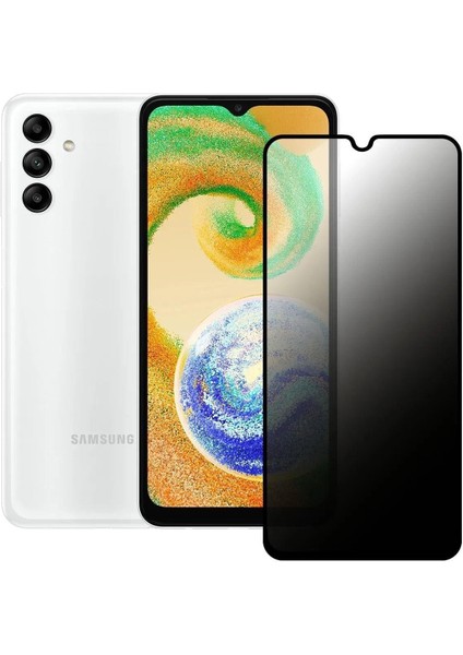 Samsung Galaxy A04 / A04S Uyumlu Privacy Hayalet -Gizli-Temperli Cam Ekran Koruyucu - Anti Static Hd