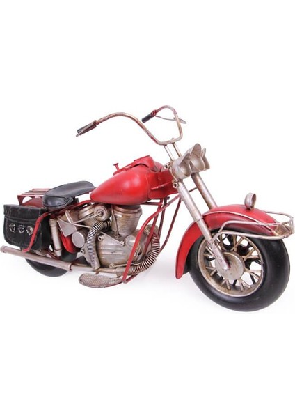 Dekoratif Metal Motosiklet Biblo