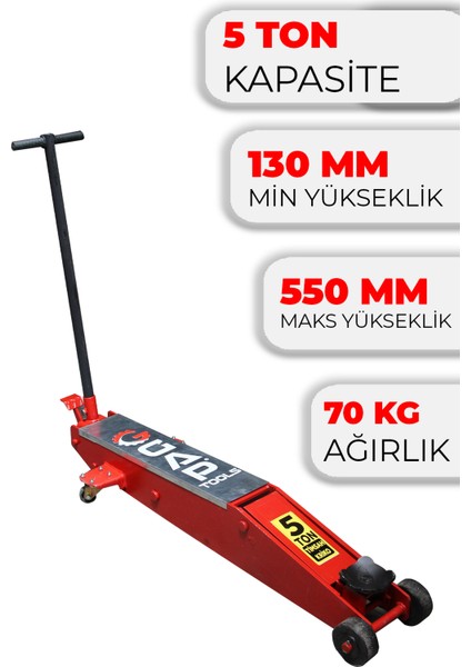 5ton Uzun Şase Kriko GPT115