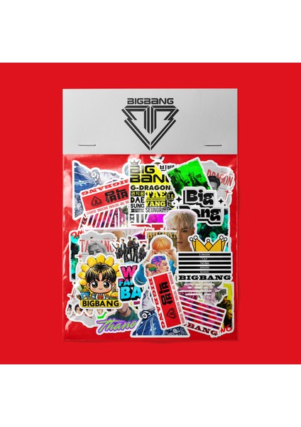 Bigbang Sticker Paketi -Bullet Journal - Ajanda - Planner - Defter - Laptop Etiket Çıkartma Çok Renkli 10 x 15 Paket Boyutu 3 x 5 cm Stickerlar Paket Içeriği 25 Adet Dadi Ramba Sticker