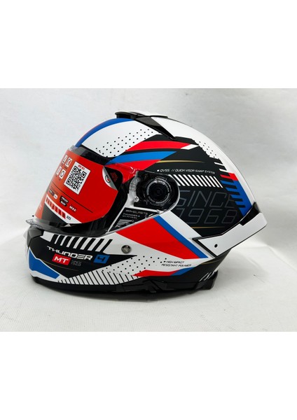 Kask Thunder 4sv Luminenc A7 Şefaf Vizörlü Kask Mat Renk