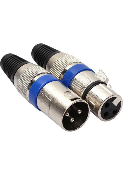 10 Adet Xlr 3pin Erkek ve Dişi Mıc Jack Tak Ses Mikrofon Tel Kablo Konektörü (Yurt Dışından) modelleri