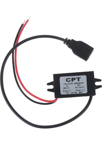 Adet USB 12V Ila 5V Dc/dc Voltaj Düşürücü Güç Adaptörü Dönüştürücü Invertör (Yurt Dışından) fırsatları