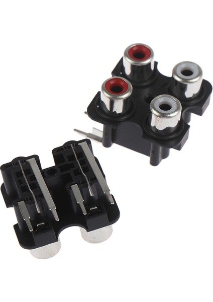 Adet 4WAY 6pin Rca Dişi Ses Video Fişi Av Konsantrik Soketli Konnektör (Yurt Dışından) indirimleri