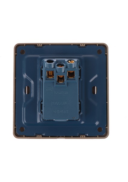 Altın Duvar Anahtarı 1/2/3/4 Gang 1 Yollu Düğme Duvar Işık Anahtarı Açma / Kapama Düğmesi (Yurt Dışından) fırsatları