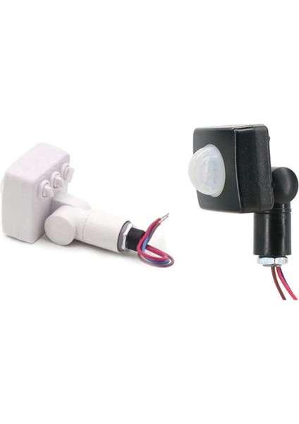 Adet 220 V Mini Insan Kızılötesi Sensör Kızılötesi Sensör Anahtarı LED Projektör Pır Hareket Sensörü, Beyaz ve Siyah (Yurt Dışından) fiyatları