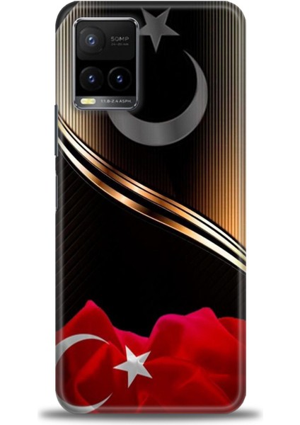 Vivo Y21S Kılıf Hd Baskılı Kılıf + Seramik Tam Kaplayan Ekran Koruyucu 33