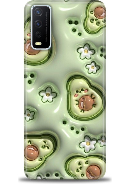 Vivo Y20 Kılıf Hd Baskılı Kılıf + Seramik Tam Kaplayan Ekran Koruyucu 112