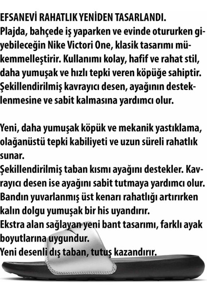 W Victori One Slide Kadın Terlik Ayakkabı CN9677-006-GRI modelleri