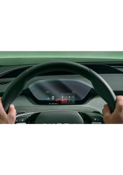 Skoda Enyaq 5 Inç Ekran Koruyucu Dijital Gösterge Parlak Şeffaf
