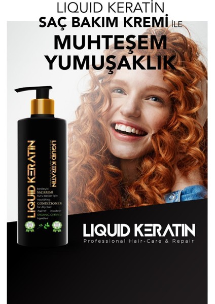 Organik Saf Keratinli Saç Bakım Kremi 200 ml