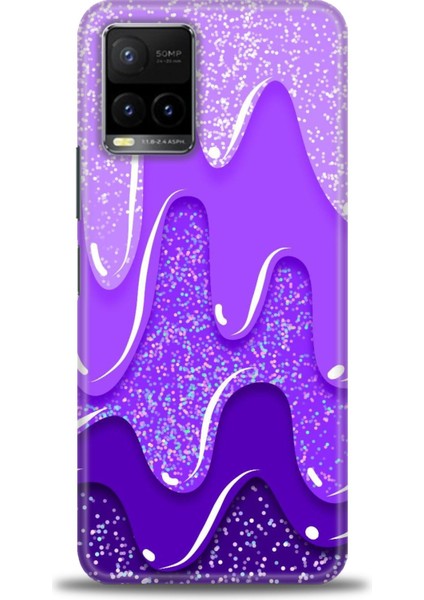 Vivo Y21S Kılıf Hd Baskılı Kılıf + Seramik Tam Kaplayan Ekran Koruyucu 421