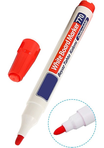 Yazı Tahta Kalemi Keçe Uçlu 1 Adet Kolay Silinebilir Beyaz Yazı Tahta Kalemi Keçe Uçlu Okul Öğrenci fiyatları