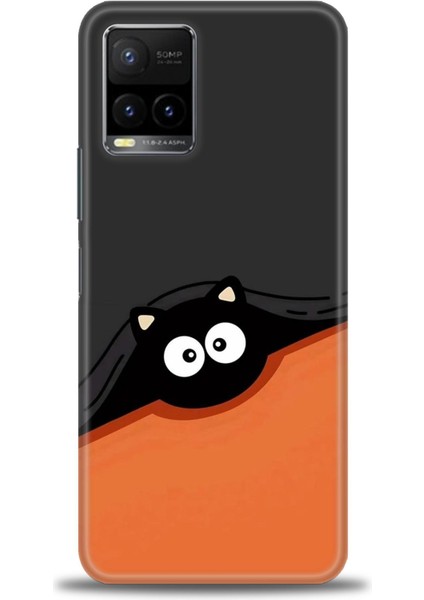 Vivo Y21 Kılıf Hd Baskılı Kılıf + Seramik Tam Kaplayan Ekran Koruyucu 80